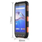 Terminal de datos industrial portátil con Android 10, 5,5 pulgadas, IP65, escáner de código de barras, estilo RFID UHF - Imagen 2