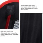 Silla plegable portátil para acampar al aire libre, silla ligera para pescar en la playa, silla reclinable con respaldo de aleación de aluminio para aviación, Aluminum Alloy Chair(green) - Imagen 4