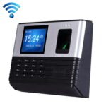 Realand AL355 + Tiempo de asistencia de huellas dactilares con pantalla a color de 2,8 pulgadas y función de tarjeta de identificación y función de control de acceso y WiFi
