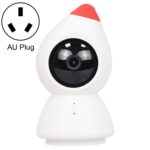 YT43 Cámara de Caperucita Roja para interiores inalámbrica HD de 2 millones de píxeles, compatible con detección de movimiento, visión nocturna por infrarrojos y tarjeta Micro SD, YT43