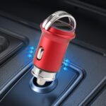 AR-CA08 12W 2A USB-C / Type-C + Cargador de coche con puertos USB - Imagen 4