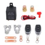ZL180 12V 200A Relé de automóvil Aislador de batería remoto Rireless con clip de batería x 2 Control remoto x 2