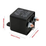 ZL180 12V 200A Relé de automóvil Aislador de batería remoto Rireless con clip de batería x 2 Control remoto x 2 - Imagen 3