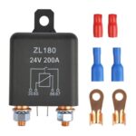 Relé de arranque de coche de 24 V 200 A con accesorios