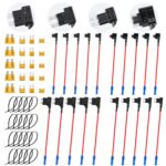 Kits de portafusibles de hoja de coche 20 en 1 con cable