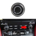 Para Porsche Cayenne izquierda conducción coche derecho reproductor de CD cubierta de perilla de ajuste de volumen 97064292901