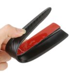 1 par de tiras de parachoques de silicona de fibra de carbono para automóvil, estilo: largo, Carbon Fiber - Imagen 4