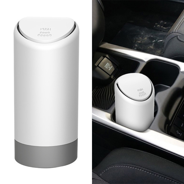 CAR2485W.jpg Mini bote de basura multifuncional para coche 3R-2114, 3R-2114(White) - Imagen 1