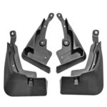 Para Toyota RAV4 2019 4 unids/set guardabarros de plástico suave para coche con Pedal