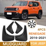 Para Jeep Renegade 2015-2021, 4 unids/set, guardabarros de plástico suave para coche - Imagen 2