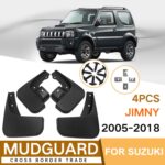 Para Suzuki Jimny 2005-2018 4 unids/set protector de guardabarros de plástico suave para coche - Imagen 2
