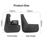 Para Suzuki Jimny 2005-2018 4 unids/set protector de guardabarros de plástico suave para coche - Imagen 3