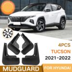 Para Hyundai China/EE. UU. Versión Tucson 2021-2022 4 unids/set coche Auto plástico suave contra salpicaduras guardabarros protector - Imagen 2
