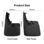 Para Dodge RAM 1500 / 2500 / 3500 2010-2018 4 unids/set Auto protector de guardabarros de plástico suave para coche - Imagen 3