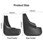 Para Volkswagen Bora 2003-2008 4 unids/set protector de guardabarros de plástico suave para coche - Imagen 3