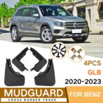 Para Mercedes-Benz GLB 2020-2023 4 unids/set coche Auto plástico suave Splash Flaps guardabarros - Imagen 2