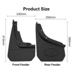 Para LandRover Defender 2020-2022, 4 unids/set, protector de guardabarros de plástico suave para coche - Imagen 3