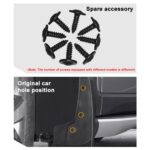 Para Audi A3 Hatchback 2014-2016 4 unids/set coche Auto plástico suave Splash Flaps guardabarros - Imagen 4