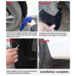 Para Audi A3 Hatchback 2014-2016 4 unids/set coche Auto plástico suave Splash Flaps guardabarros - Imagen 5