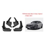 Para Mercedes-Benz Clase S Sport 2022 4 unids/set coche Auto plástico suave Splash Flaps guardabarros - Imagen 2