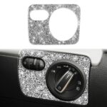 Etiqueta engomada de la cubierta de la decoración del diamante del faro del coche para Volkswagen Golf 6 2008-2012, volante a la derecha