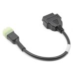 Para Kawasaki Cable conector de motocicleta hembra de 6 pines a OBDII - Imagen 3