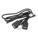 Palminfo Android Navigation Arnés de cableado de conexión USB dual de 6 pines - Imagen 2