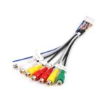 Palminfo Android Navegación Conector de 20 pines RCA Video Audio Línea trasera modificada