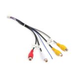 Cable de audio y vídeo RCA con conector macho de 20 pines para navegación Android de Palminfo