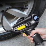 Mini bomba infladora de neumáticos con pantalla Digital con cable portátil para coche