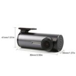 Grabadora de conducción WiFi para coche 1080P HD, compatible con enlace de aplicación móvil y grabación en bucle automática - Imagen 2
