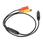 Cámara de visión trasera de coche, Cable adaptador de vídeo hembra de 4 pines macho a CVBS RCA - Imagen 3