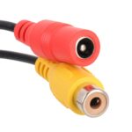 Cámara de visión trasera de coche, Cable adaptador de vídeo hembra de 4 pines macho a CVBS RCA - Imagen 5