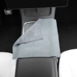 Para trapo de limpieza de toalla de microfibra para automóvil Tesla General, estilo: con logotipo, tamaño: 30 x 30 cm