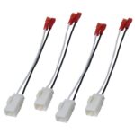 4pcs Speaker Wire Harness Adapter Car Audio Connector Cable for Jeep / Chrysler / Dodge, For Jeep / Chrysler / Dodge - Imagen 2