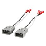 2pcs Speaker Wire Harness Adapter Audio Connector Cable for Honda Accord, For Honda Accord