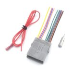 Arnés de cableado para radio estéreo de coche GMC, cable de alimentación para GMC + ACC + adaptador de antena