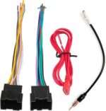 Arnés de cableado para radio estéreo con adaptador de antena para Chevrolet Captiva/GMC