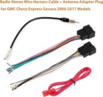 Arnés de cableado para radio estéreo con adaptador de antena para Chevrolet Captiva/GMC - Imagen 3