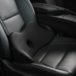 Cojín lumbar transpirable de espuma viscoelástica para coche, Lumbar Cushion
