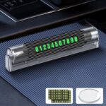 Martillo de seguridad de emergencia multifuncional para coche, placa de matrícula Dual para estacionamiento temporal