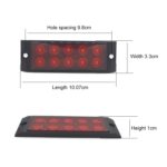 2 uds coche/camión 10LED luces indicadoras de posición lateral lámpara de bombilla, MK-017(Orange) - Imagen 5