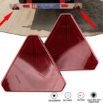 Camiones Remolques RV Reflector Triangular Rojo - Imagen 4