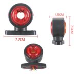 2 uds coche/camión 12-30V 20LEDs rojo amarillo luces indicadoras de posición lateral bombilla lámpara - Imagen 2
