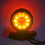 2 uds coche/camión 12-30V 20LEDs rojo amarillo luces indicadoras de posición lateral bombilla lámpara - Imagen 3