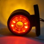 2 uds coche/camión 12-30V 20LEDs rojo amarillo luces indicadoras de posición lateral bombilla lámpara - Imagen 4