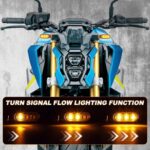 2pcs 12V 3LEDs motocicleta mini luz de señal de giro de agua, 3LEDs (Yellow) - Imagen 5