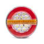 Luz trasera LED de agua corriente para camión de 4 pulgadas y 24 V