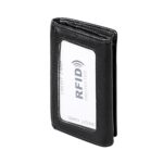 KB171 Cartera con tarjetero de cuero con textura de Caballo Loco RFID antimagnético para hombres y mujeres - Imagen 3