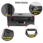 Para DJI FPV Aleación de aluminio Maleta a prueba de explosiones, caja de almacenamiento portátil, caja de viaje, bolsa, sin desmontaje. - Imagen 4